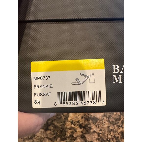 NIB Badgley Mischka Women's Frankie Heeled Sandal, Fuchsia Satin, 8.5 - Picture 8 of 8